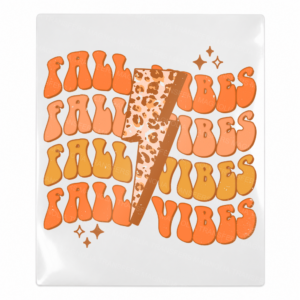 Fall Vibes Fall & Thanksgiving UV transfer for hard-surface products