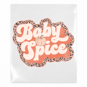 Baby Spice Fall & Thanksgiving UV transfer for hard-surface products