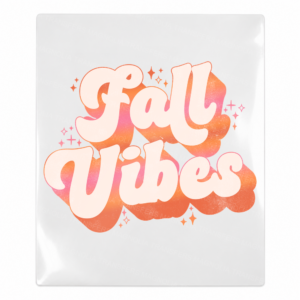 Fall Vibes Fall & Thanksgiving UV transfer for hard-surface products