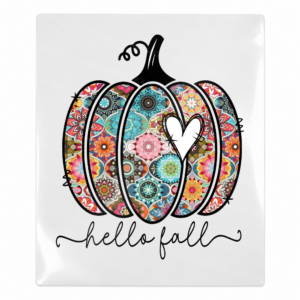 Hello Fall Fall & Thanksgiving UV transfer for hard-surface products