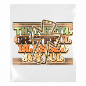 Thankful Grateful Blessed Y'all Fall & Thanksgiving UV transfer for hard-surface products