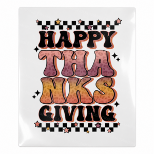 Happy Thanks Giving Fall & Thanksgiving UV transfer for hard-surface products