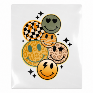Fall Smiley Stack Fall & Thanksgiving UV transfer for hard-surface products