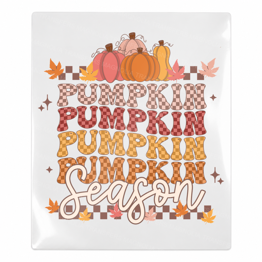 Pumpkin Pumpkin Pumpkin Season Fall & Thanksgiving UV transfer for hard-surface products