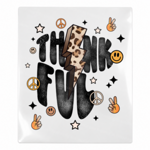 Thankful Fall & Thanksgiving UV transfer for hard-surface products