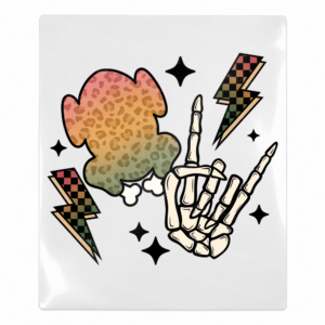 Turkey and Rock Hand Fall & Thanksgiving UV transfer for hard-surface products