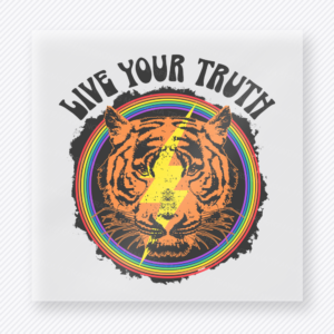 Live Your Truth Tiger Pride DTF Transfers