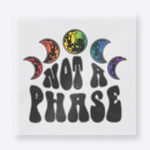 Moon Phase Rainbow Pride DTF Transfers