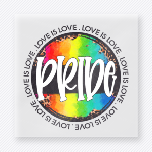 Pride Circle Love Is Love Pride DTF Transfers