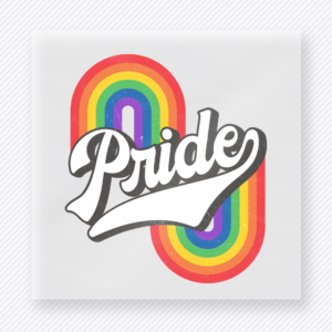 Pride Rainbow Script Pride DTF Transfers