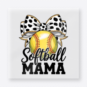 Softball Mama Bow Sports DTF Transfers