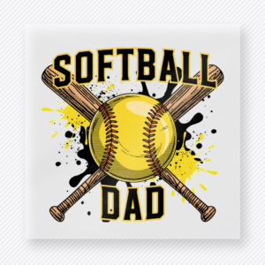 Softball Dad Sports DTF Transfers