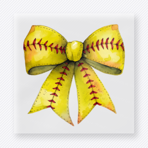 Softball Bow Sports DTF Transfers