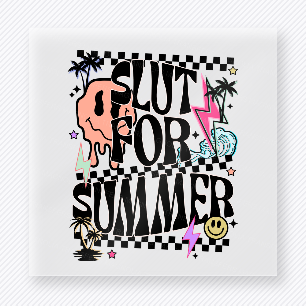 Slut For Summer Sports DTF Transfers