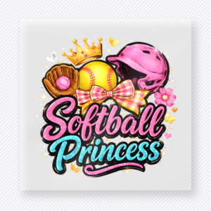 Softball Princess Sports DTF Transfers