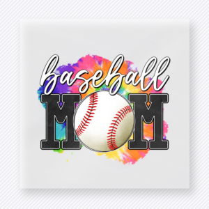Baseball Mom Rainbow Sports DTF Transfers