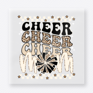 Cheer Mom Neutral Sports DTF Transfers
