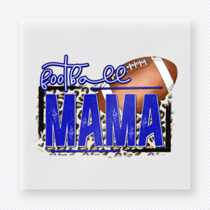 Football Mama Blue Sports DTF Transfers