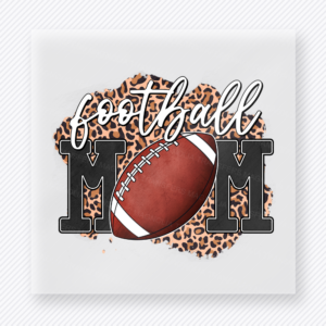 Football Mom Leopard Sports DTF Transfers