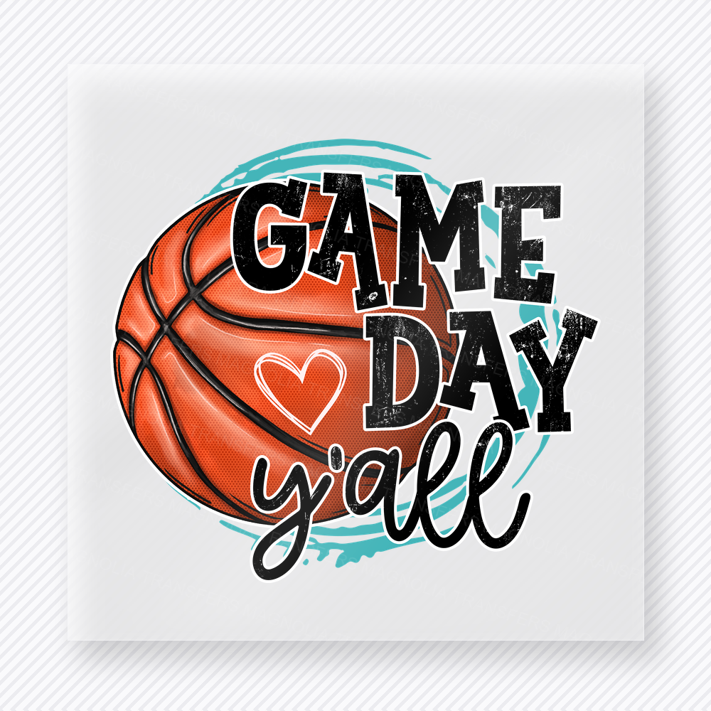 Game Day Y’all Basketball Sports DTF Transfers