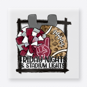 Friday Nights And Stadium Lights Sports DTF Transfers