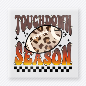 Touchdown Season Leopard Football Sports DTF Transfers