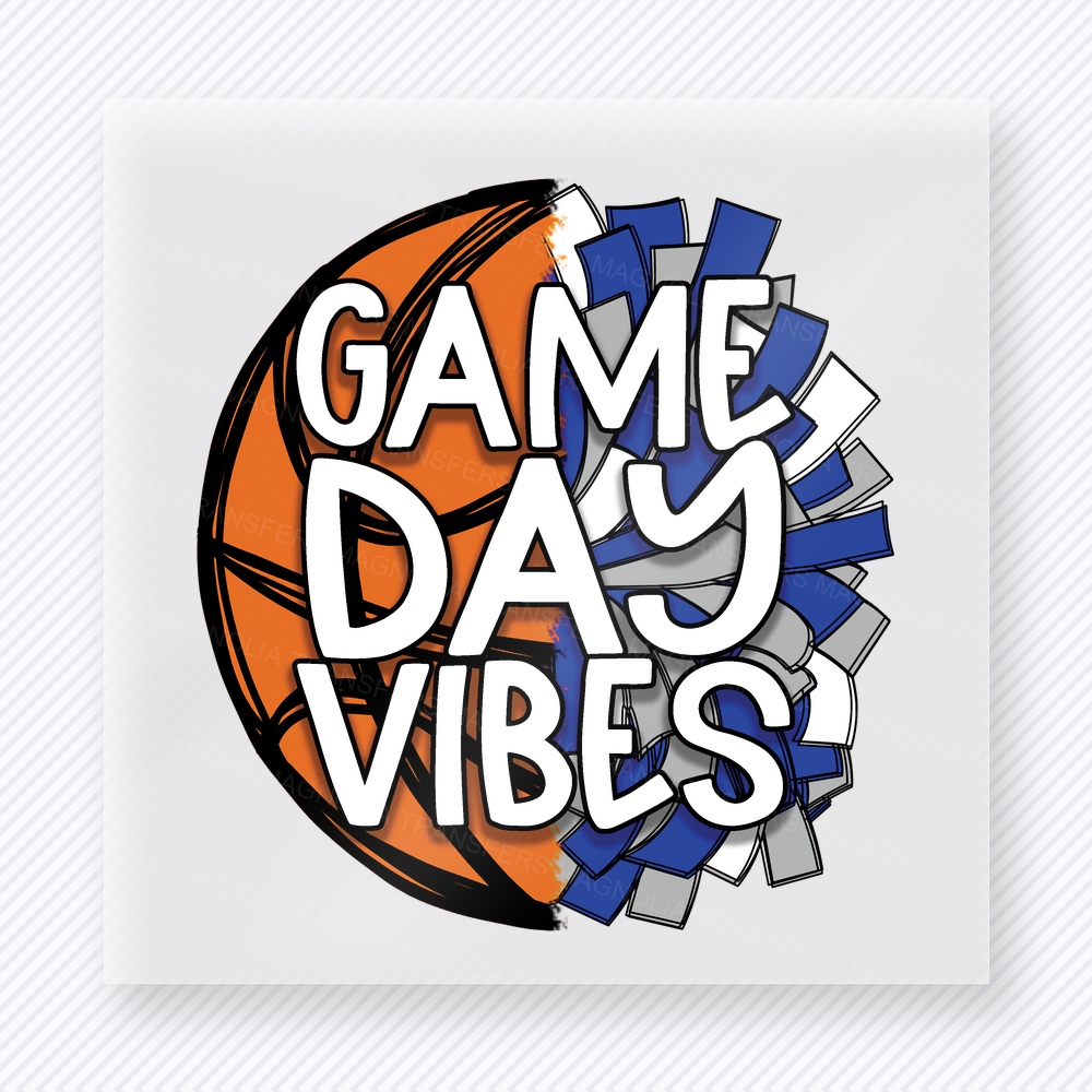 Game Day Vibes Basketball Sports DTF Transfers