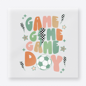 Game Day Soccer Pastel Sports DTF Transfers