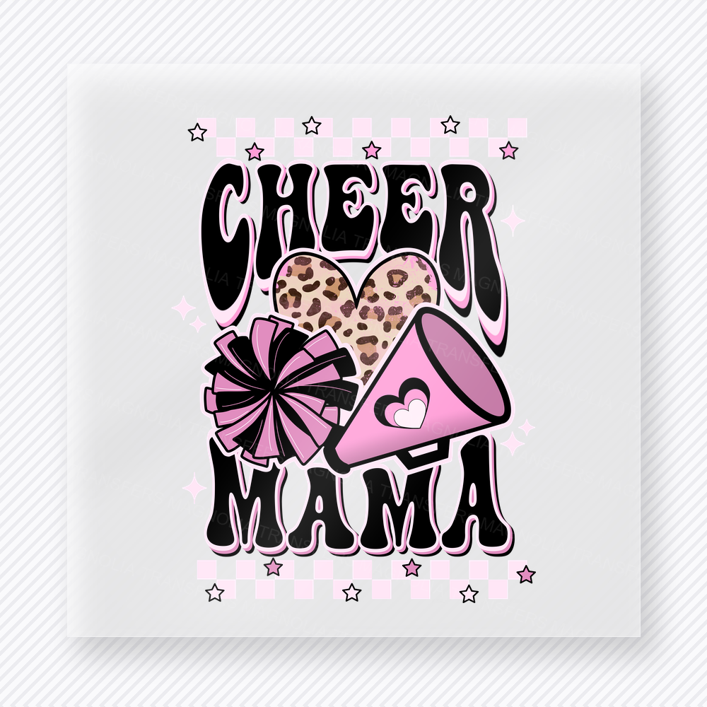 Cheer Mama Pink Bow Sports DTF Transfers