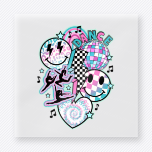 Dance Collage Pastel Sports DTF Transfers