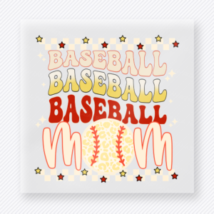 Baseball Mom Stars Sports DTF Transfers
