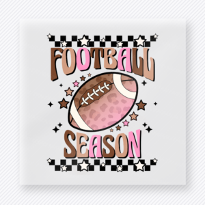 Football Season Checkered Sports DTF Transfers