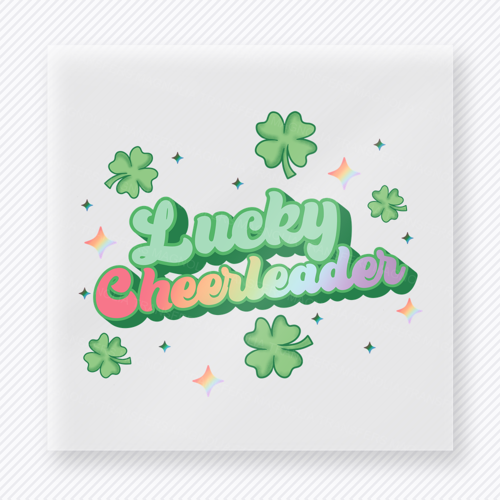Lucky Cheerleader Sports DTF Transfers