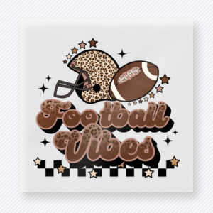 Football Vibes Leopard Sports DTF Transfers