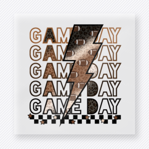 Game Day Football Neutral Bolt Sports DTF Transfers