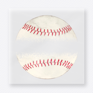 Realistic Baseball Large Making Sports DTF Transfers