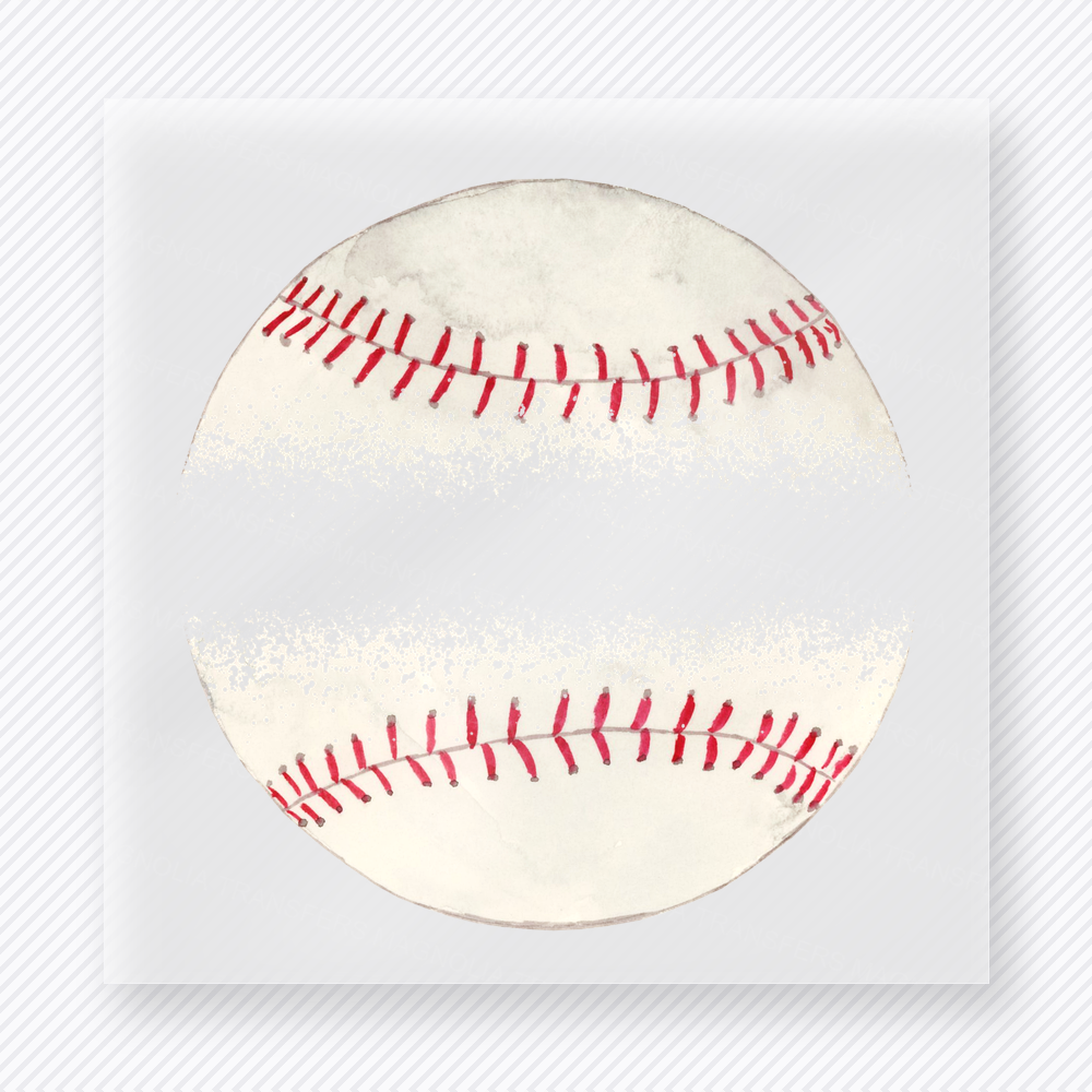 Realistic Baseball Large Making Sports DTF Transfers