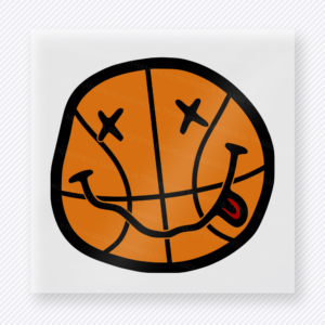 Basketball X Eyes Smiley Sports DTF Transfers