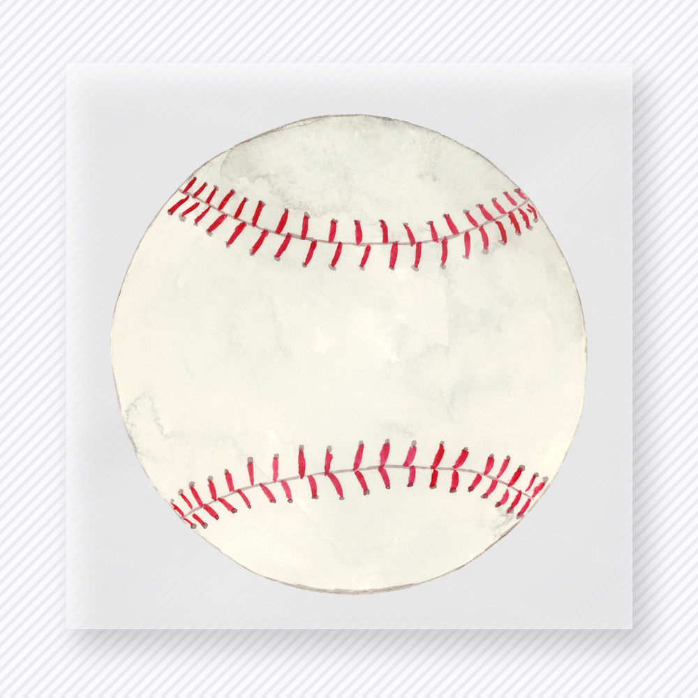 Realistic Baseball Sports DTF Transfers