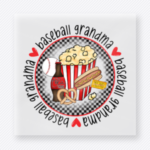 Baseball Grandma Circle Sports DTF Transfers