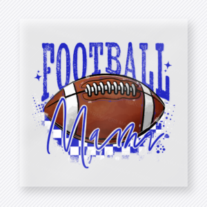 Football Mama Royal Blue Sports DTF Transfers