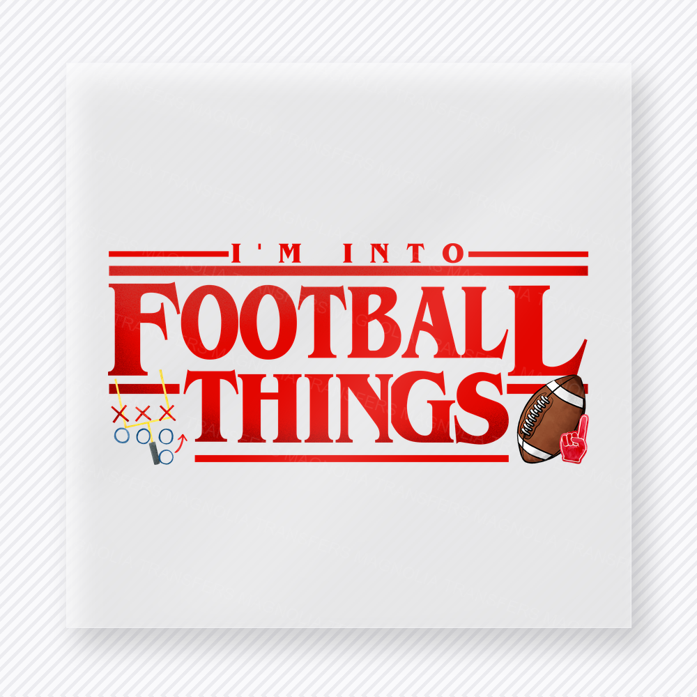 I’m Into Football Things Red Sports DTF Transfers