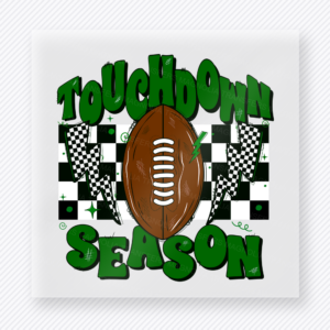 Touchdown Season Green Football Sports DTF Transfers