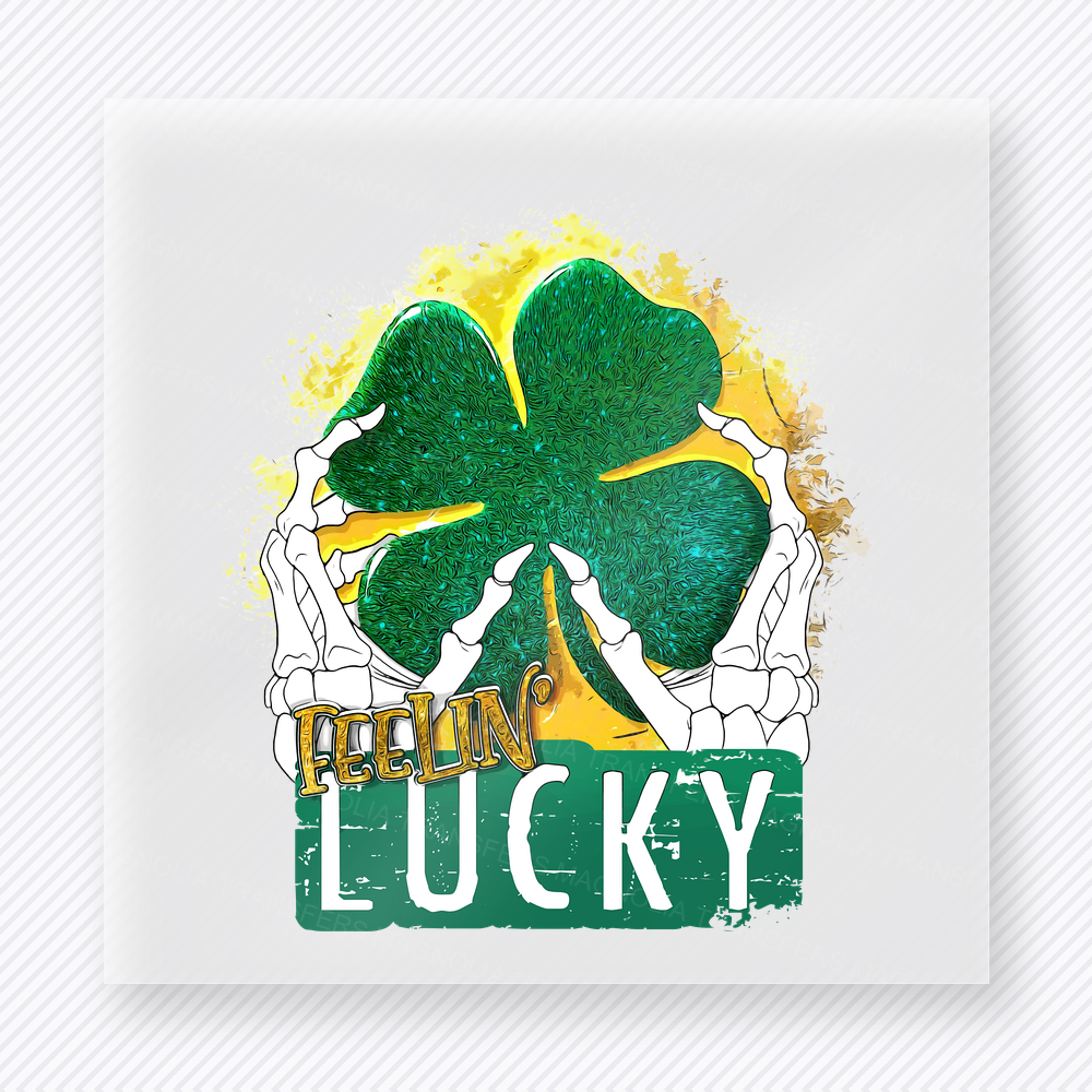 Feelin Lucky Shamrock St. Patrick's Day DTF Transfers