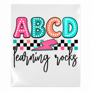 ABC Learning Rocks Teacher and School UV Transfer