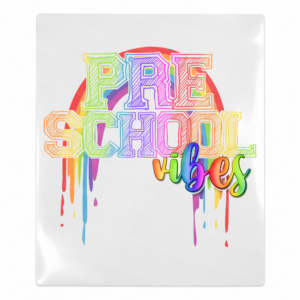 Preschool Vibes Teacher & School UV transfer for hard-surface products