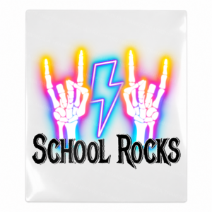 School Rocks Teacher & School UV transfer for hard-surface products