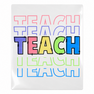 Teach Learn Teach Classroom Lettering Teacher & School UV transfer for hard-surface products