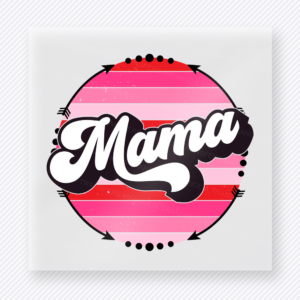 Mama Pink Retro Valentine's Day DTF Transfers