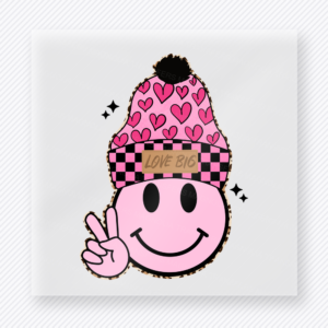 Love Big Smiley Peace Valentine's Day DTF Transfers